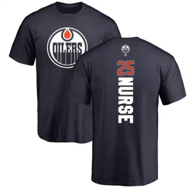 Navy Youth Darnell Nurse Edmonton Oilers Backer T-Shirt -