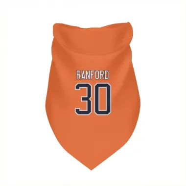 Orange Edmonton Oilers Bill Ranford   Dog & Cat Pet Bandana